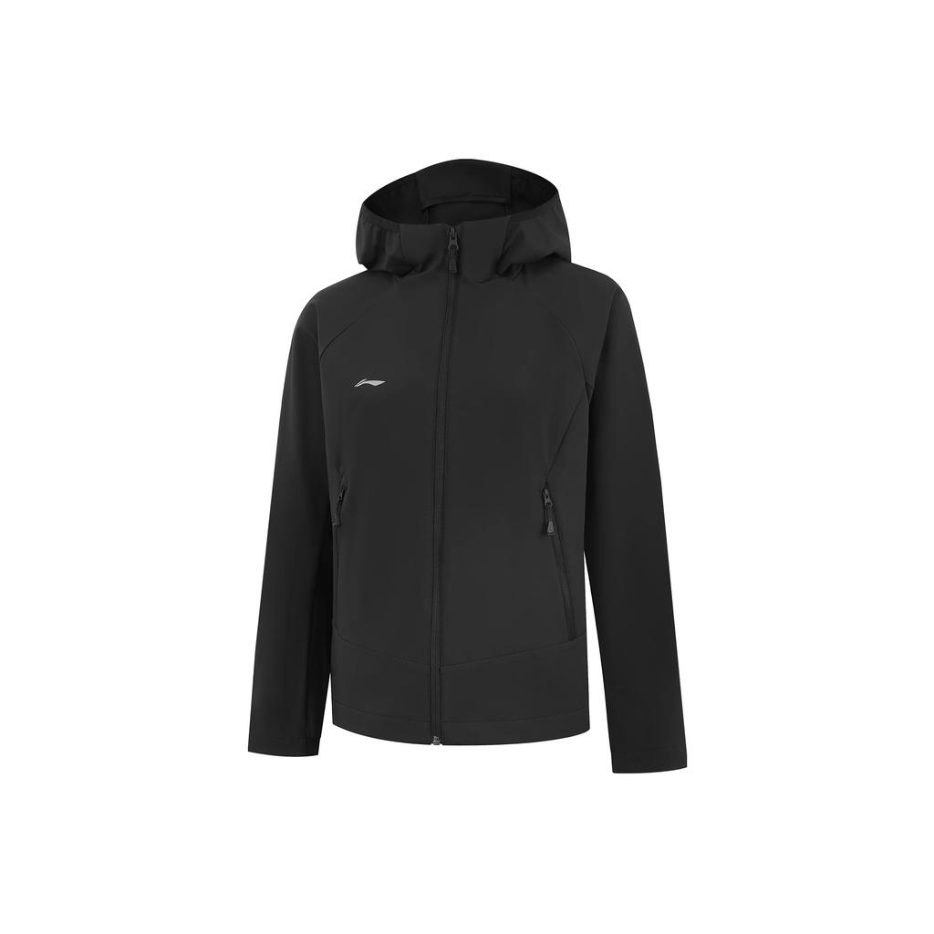 Li Ning Group Purchase Series Back Letter Hoodie Zipper Versatile Casual Sports Windbreaker Women Outerwear AFDVF92-1