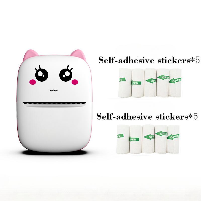 Мини-термопринтер для этикеток, мобильный телефон, портативный фотопринтер для студентов, принтер для неправильных вопросов