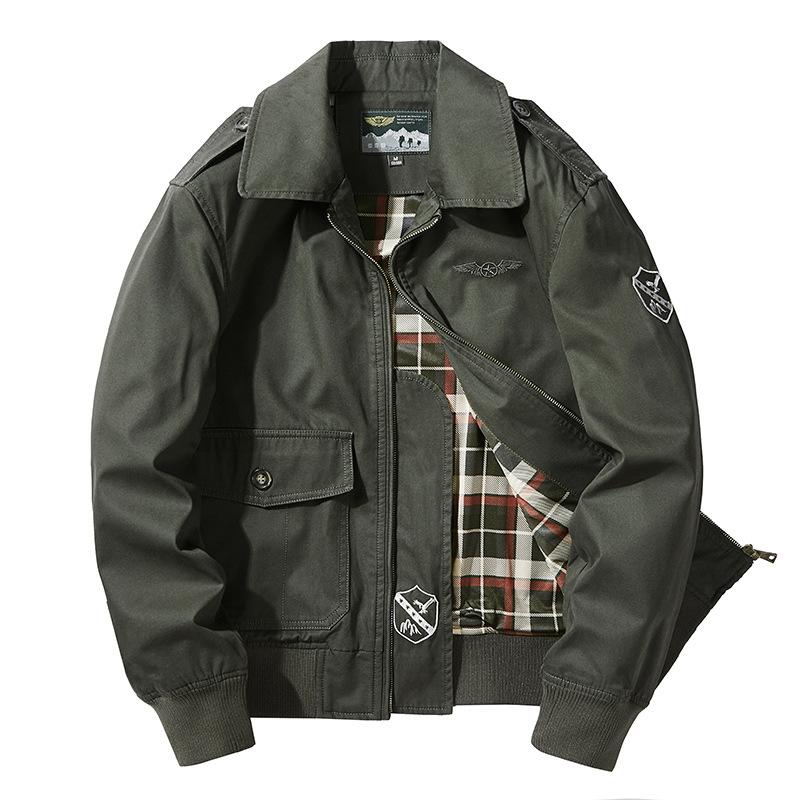 Осенняя джинсовая куртка с лацканами, тонкая молодежная повседневная куртка большого размера, свободная верхняя одежда, универсальная куртка-пилот