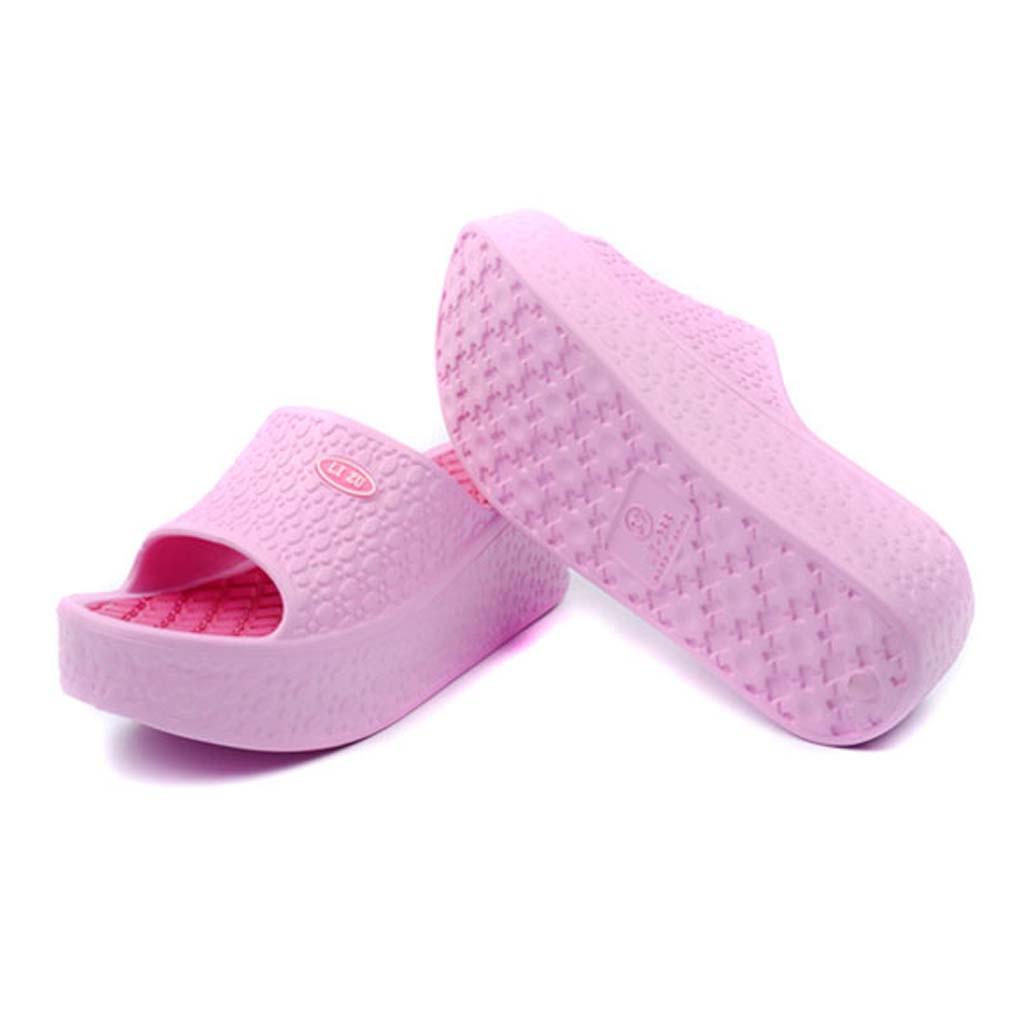 FashionWinderfue-WomenМодные женские летние сандалии на толстой подошве, обувь на платформе, пляжная обувь с отверстиями