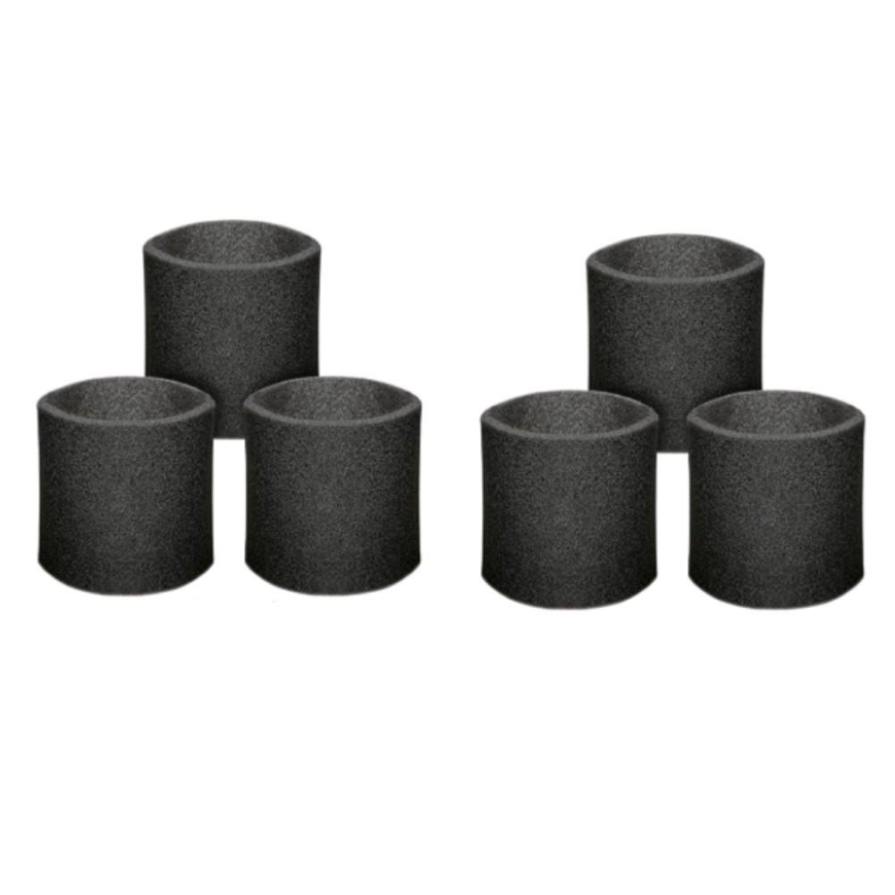 Для магазина Для пылесоса 90304 Совместимый набор поролоновых фильтров-чехлов - Шесть штук для поддержания производительности пылесоса и контроля пыли