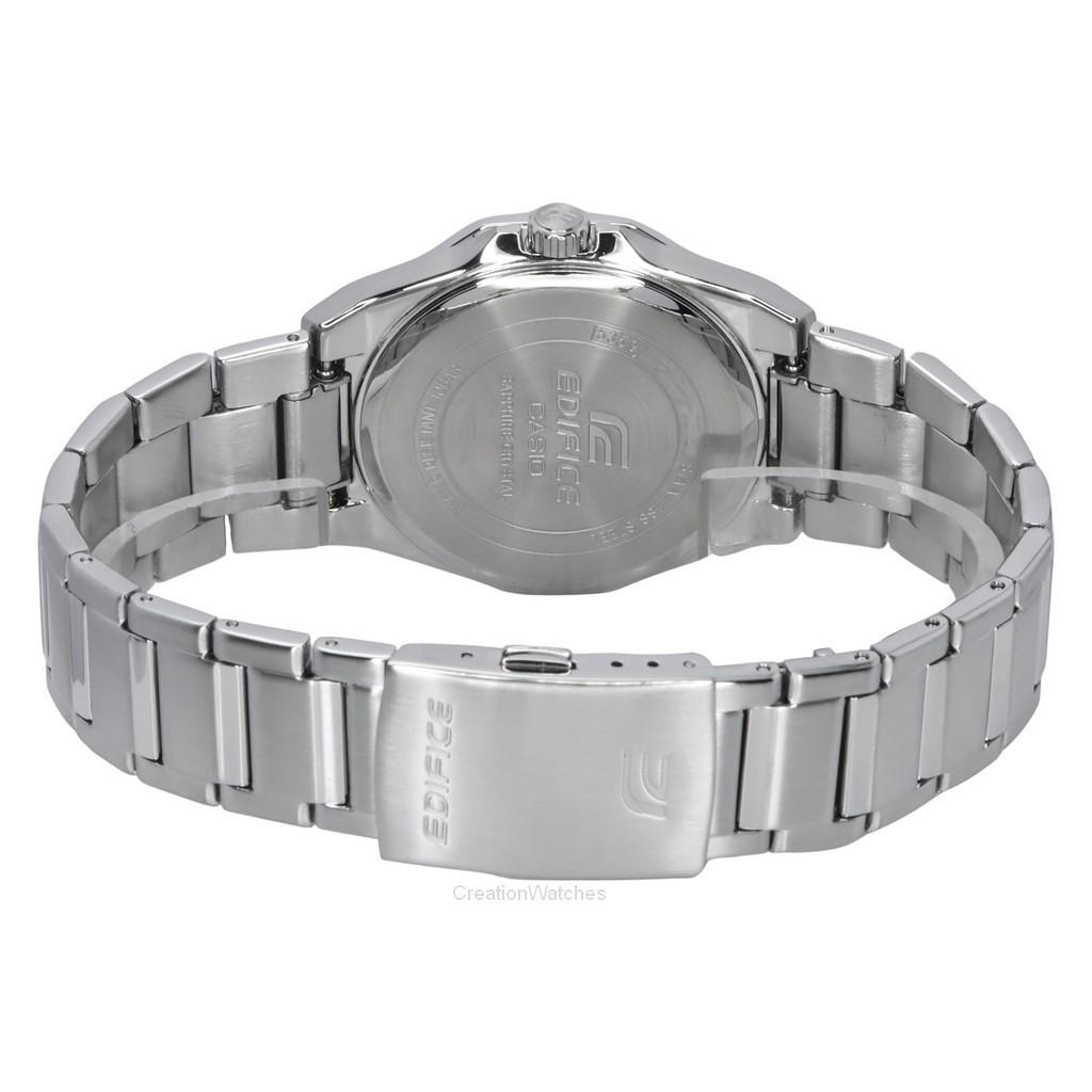 Casio Аналоговые кварцевые часы Edifice с сапфировым стеклом из нержавеющей стали с синим циферблатом EFR-S108D-2A 100M Мужские часы