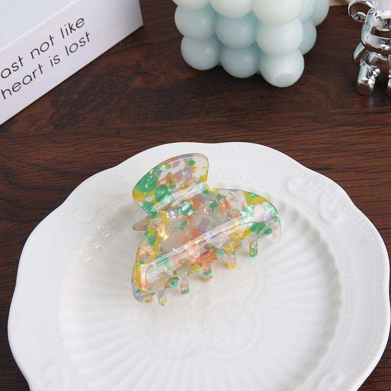 Высококачественная французская имитация ацетата заколка для волос «Маленький монстр» - Элегантная маленькая заколка-акула для женской прически