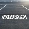 Silicone No Parking Stencil 12" Tall Letters Pavement Sign Stencil for Parking Lot Reusable Parking Zone Marking Templates for Concrete Curbs Pavement