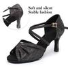 Adult Girls Women's Ballroom Tango Salsa Latin Dance Shoes High Heel Soft Sole  Heeled 5/7CM