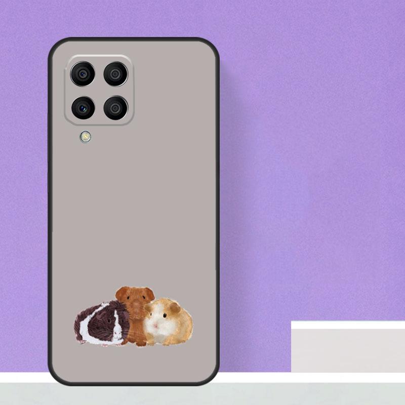 Милый Мультяшный Чехол с Морской Свинкой для Samsung Galaxy M21 M31 M15 M55 M56 M36 M16 M06 M13 M33 M53 M12 M32 M52 M14 M34 M54