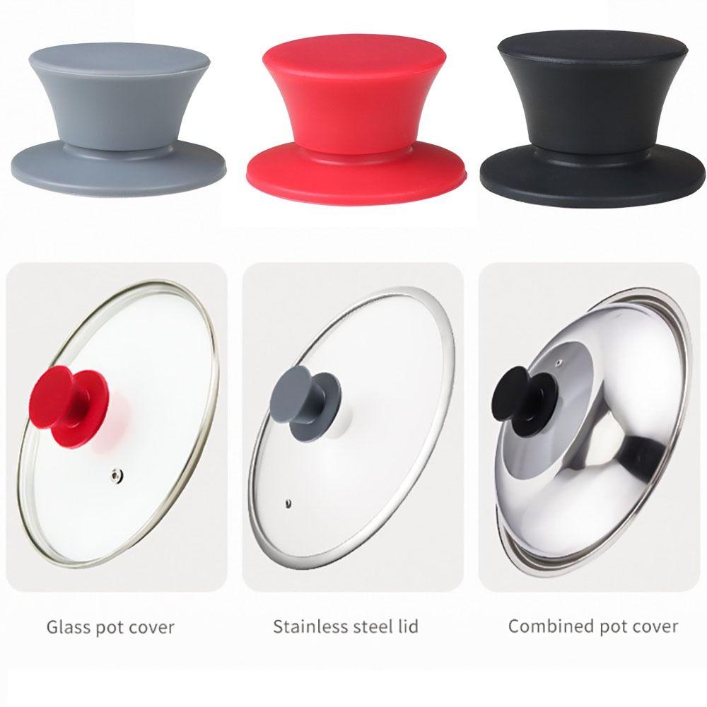 Запасная ручка-кнопка для крышки кастрюли, силиконовая ручка для крышки сковороды, ручки для крышек посуды, кухня