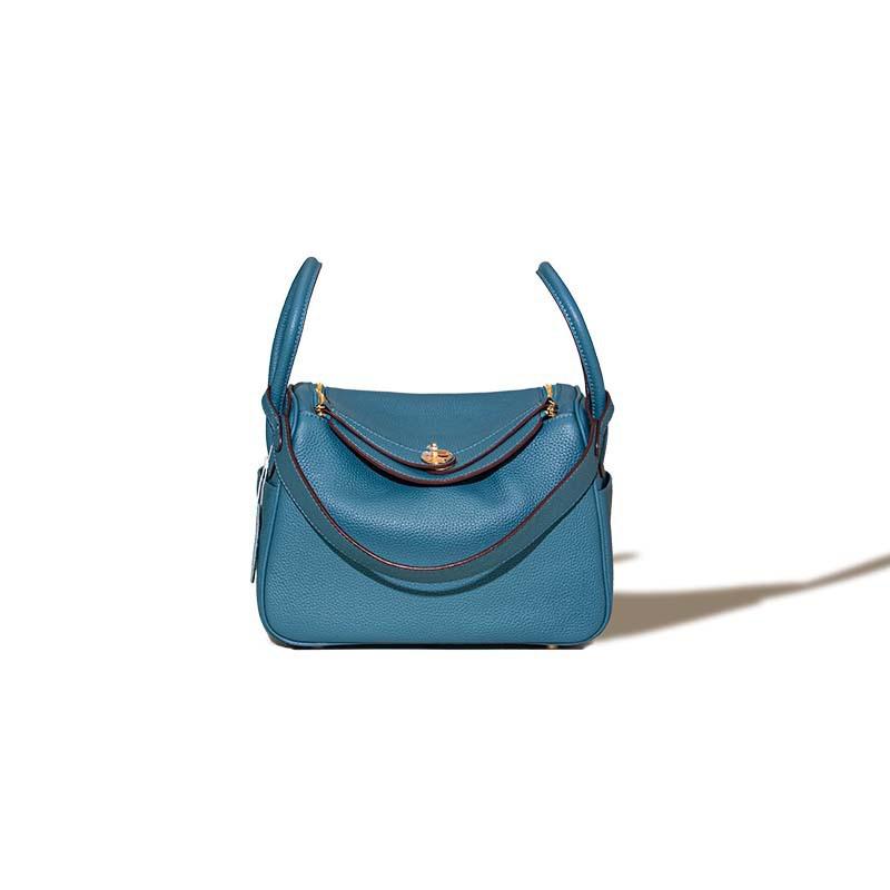 2025 Новая Женская Сумка из Натуральной Кожи Кожа Головного Слоя Сумка Lindy Маленькая Lindy Модная Универсальная Ручная Одноплечевая Сумка Кроссбоди