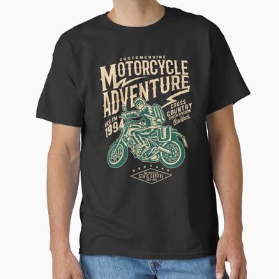Motorcycle Adventure 2 Classic T-Shirt