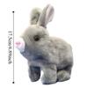 Long Ears Electric Rabbit Plush Toy Walks and Makes Sounds Little Tie-Dyed Rabbit Doll  Kids