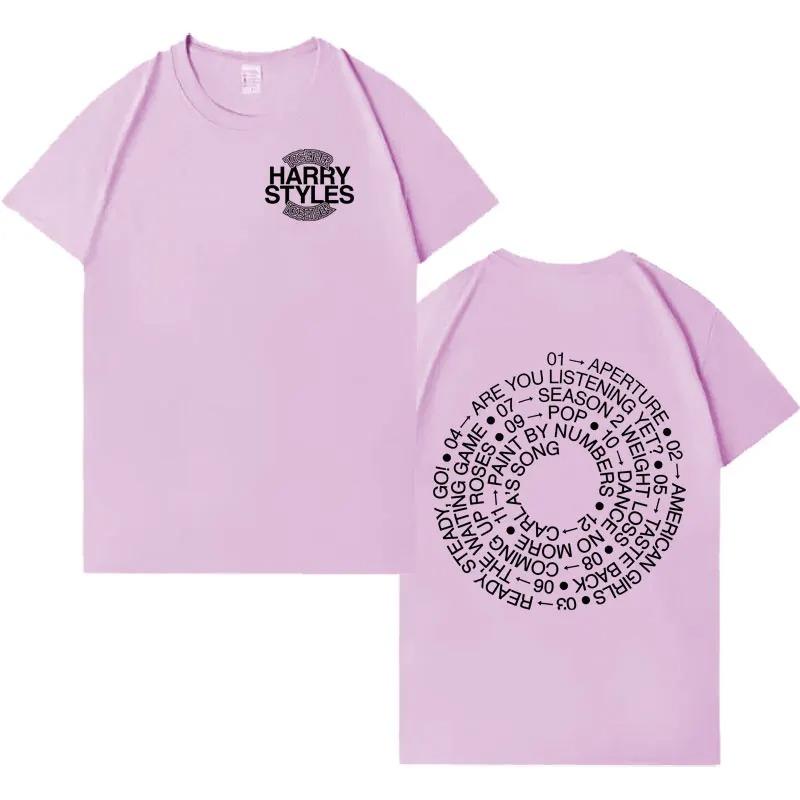 Singer Harry Styles 2026 New Album Letter Print TShirt Comfortable HipHop Loose TShirt Unisex Casual Crew Neck TShirt