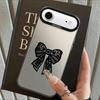 Чехол для iPhone 17 Pro Max 16 11 XR 13 Pro 12 15 Plus 14 Air XS Задняя крышка телефона Черный Модный Кружевной