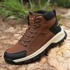 High-Top Outdoor Hiking and Mountaineering Shoes, Wear-resistant and Anti-Slip High-Top Boots, Men's Casual Hiking Shoes