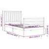 VidaXL Bed Frames and Headboards 100x200 Cm Solid Wood 3194236
