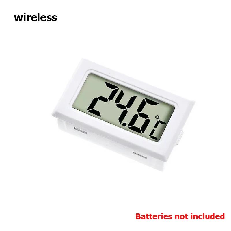 Mini Digital LCD Indoor Convenient Temperature Sensor Humidity Meter Thermometer Hygrometer Gauge Instruments Cable Measurement 2