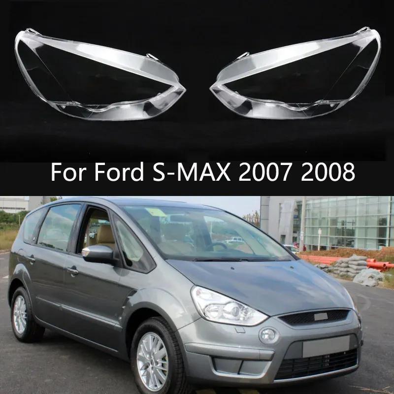 Для Ford S-MAX 2007 2008 Передняя крышка фары Абажур Фара Корпус фары Стекло Плексиглас Автомобильные запчасти для замены
