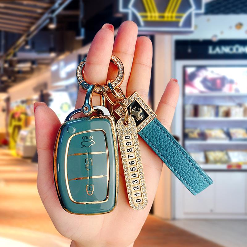 Унисекс чехол для ключей для Hyundai ix35, Elantra, Tucson, Mistra и Sonata