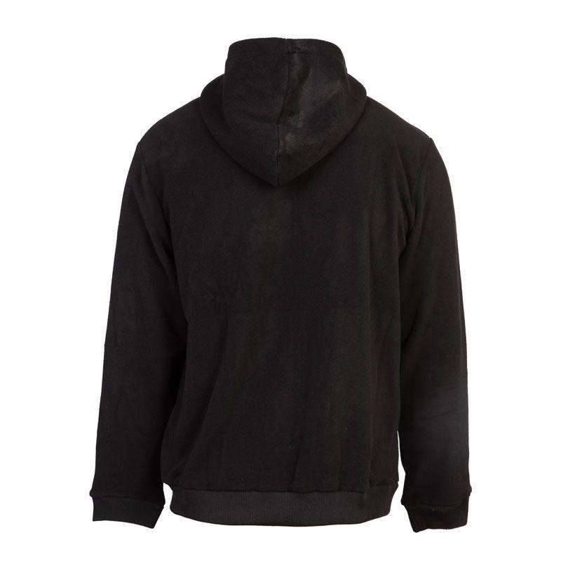 Мужская флисовая куртка с капюшоном в рубчик BILL TORNADE