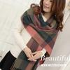 Keep Warm Imitation Cashmere Shawl Thick Shawl Wrap Casual Plaid Scarf  Girl