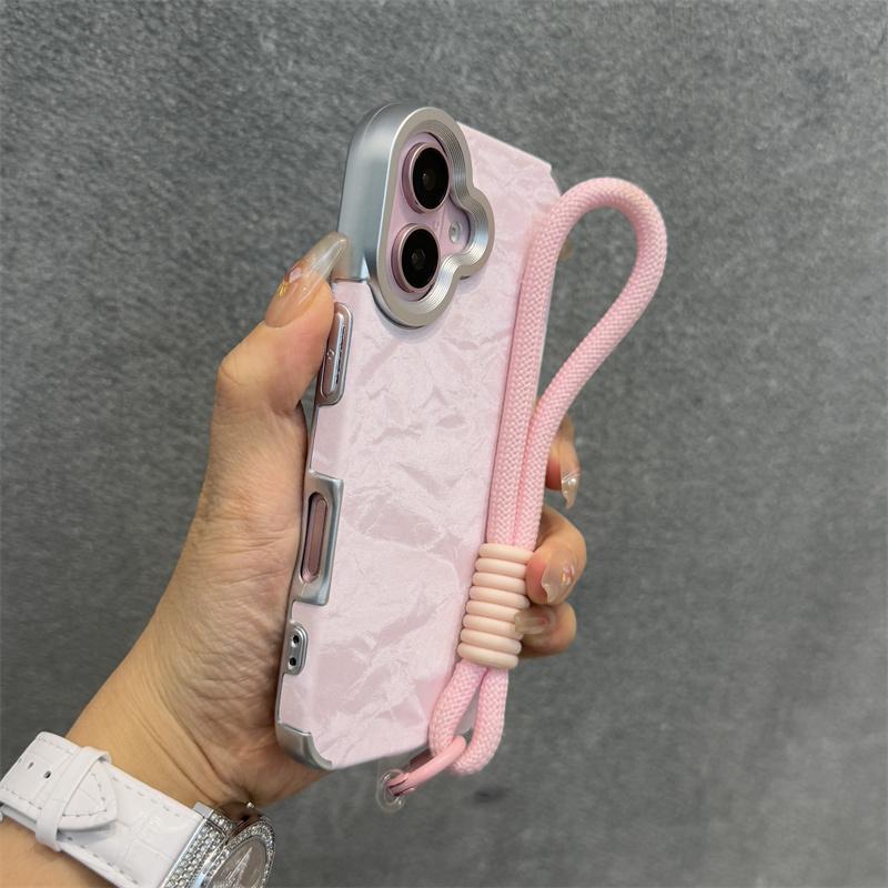 Роскошный бархатный модный чехол Ins для iPhone 16 Plus 15 14 13 12 Pro Max 11, противоударный шелковый фланелевый чехол для ремешка