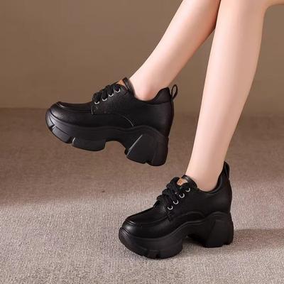 Мода 2025 года. Дизайнерские массивные кроссовки для женщин. Весна-Осень. Повседневная обувь на толстой подошве. Женская мода. Замшевые кроссовки на платформе для женщин.