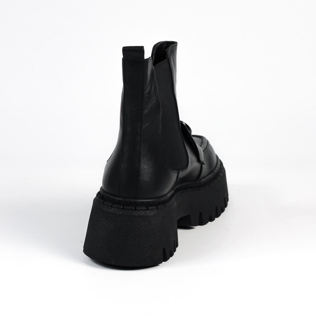 Ботинки Челси AQUAMARIN 3520 36 Черные кожа