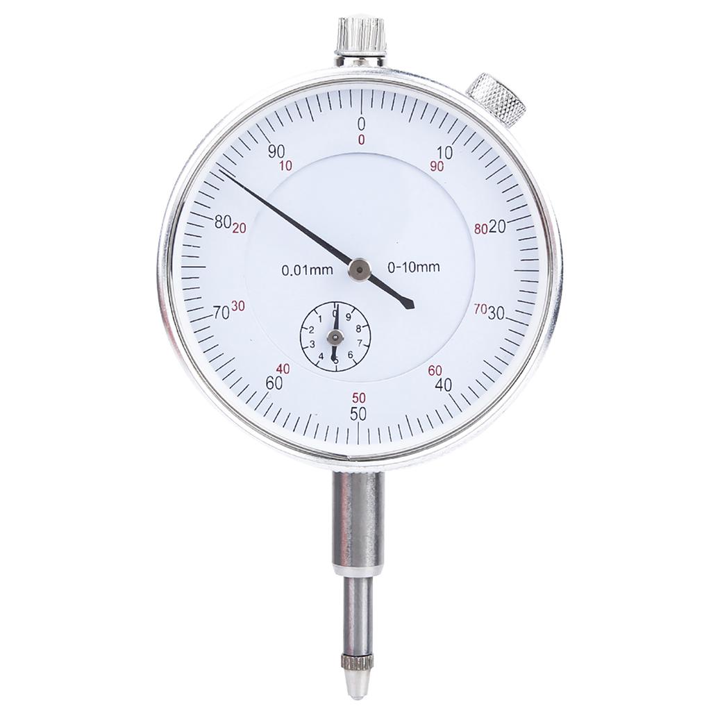 0?10mm Mechanical Dial Test Indicator 0.01mm Dial Scale Gauge Measure Tool