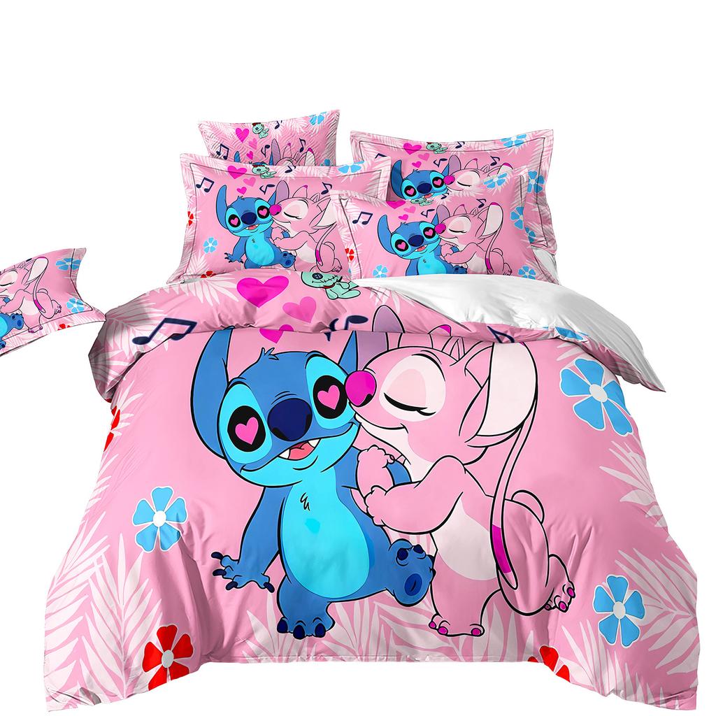 Комплект стеганого одеяла с 3D цифровой печатью Комплект постельного белья из трех предметов Четыре предмета Начальный аукцион