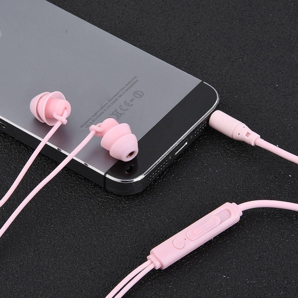 Jack With Microphone Anti Noise In-Ear Earbuds In-Ear Earphones Bass Earphones ASMR Sleep Headste