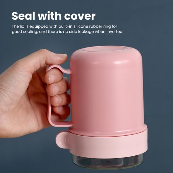 Изолированная суповая чашка с ручкой, пищевой класс, не содержит BPA, герметичная, портативная герметичная чашка для завтрака из овсянки и молока