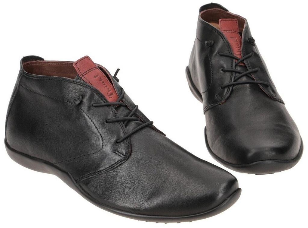 Black Lace-up Think Boots 23675226