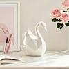 Desktop Ornament Minimalist Geometric Design 3D Printed Swan Sculpture Versatile Decorative Figurine Room Decor