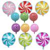 New 18inch Round Candy Aluminum Film Balloon Balloon Children's Lollipop Birthday Party Decoration Arrangement Aluminum Foil Ball