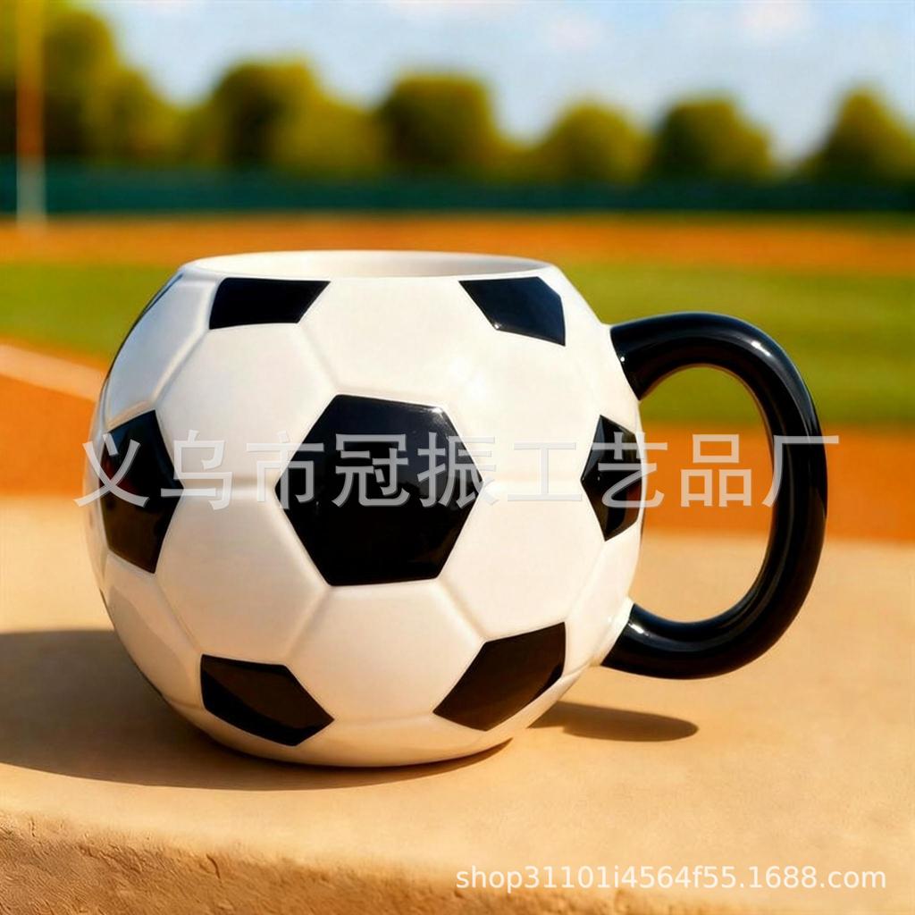 Sports Ball Ceramic Mug, Baseball/football/basketball Shaped Coffee Cup With Lid, Ornament, Gift for Sports Enthusiasts