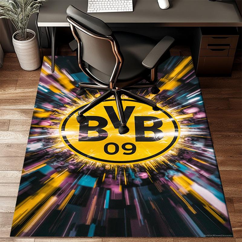 Borussia dortmund Rug Game Carpet, Floor Mat for Bedroom Living Room Entryway Rug, Home Decor Idea Gift for Christmas birthday