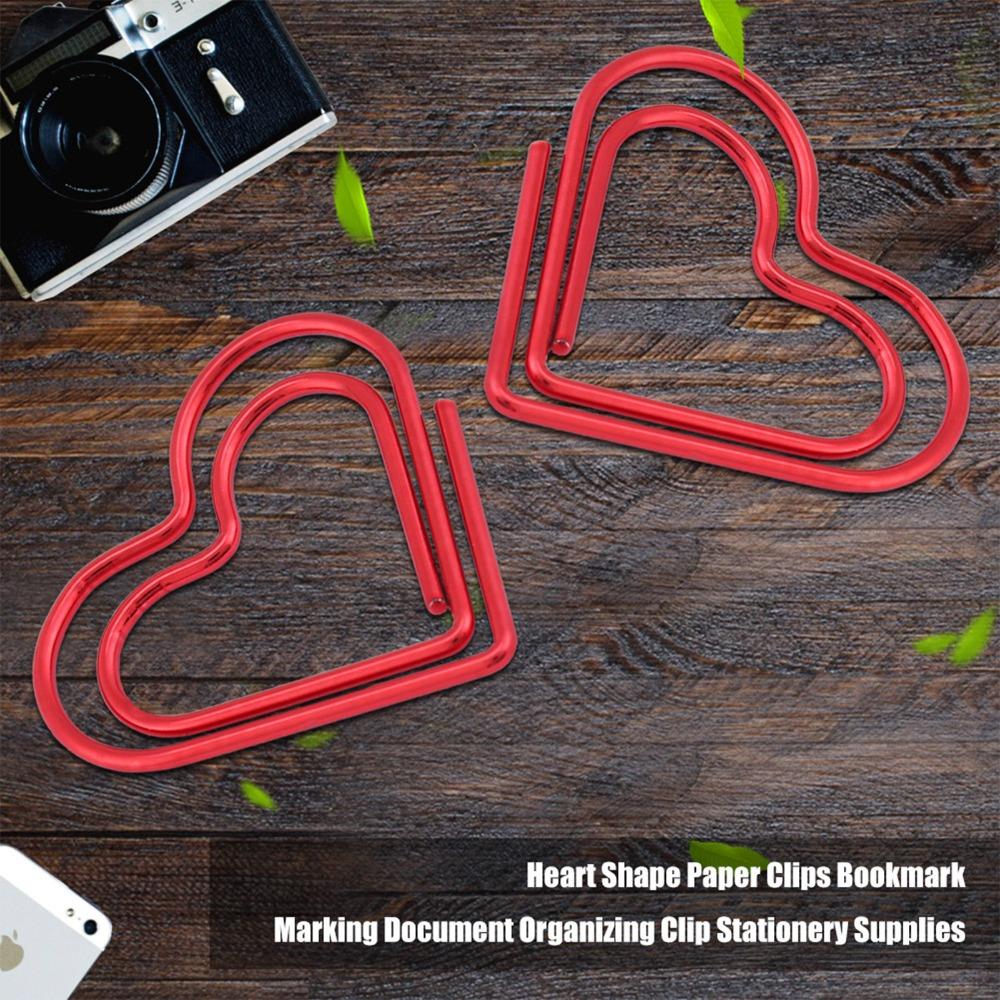 12pcs Stainless Steel Bookmark Clip Plastic Document Organizing Clip Document Organizing