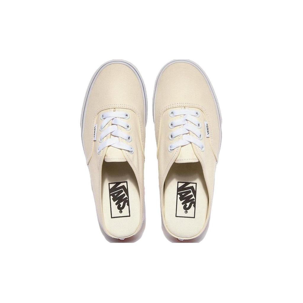 Vans Authentic Series Mule Canvas Casual Low-Top Skate Shoes Unisex sneaker White VN0A54F7JTT