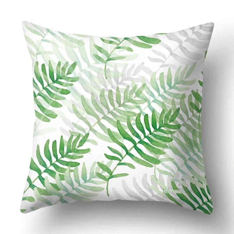 Наволочка Green Leaf Cushion Home Soft Car