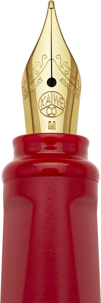 Moleskine x Kaweco F-shaped Fountain Pen x Ballpoint Pen Set (Red)