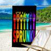 proof beach towel with a Sprunki Game3 pattern - soft,absorbent,quick-drying,machine washable - perfect for swimming,camping,bathing