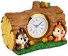 Seto Craft Table Clock Disney Chip Dale & SDD-2201