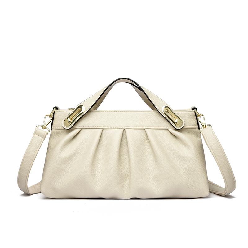 Новая женская сумка из мягкой кожи Элегантная сумка подмышку на одно плечо для банкета Женская кожаная сумка на одно плечо