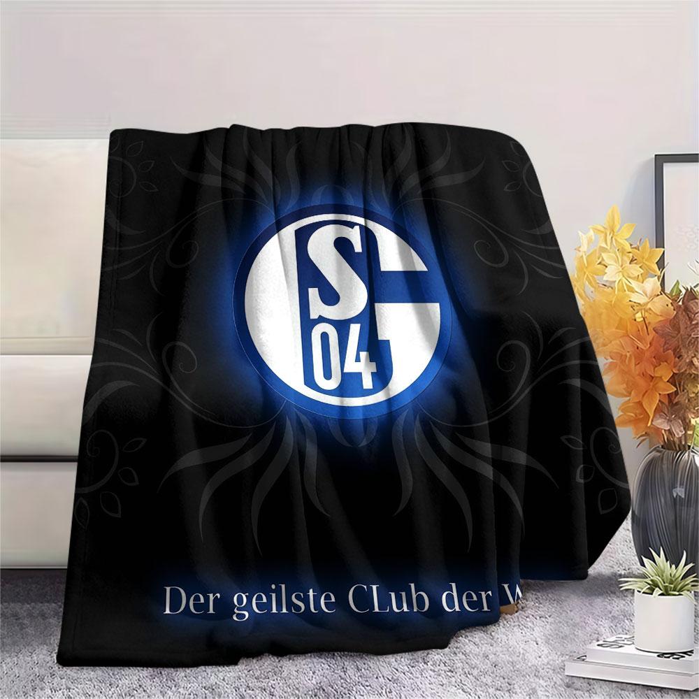Schalke logo Blanket, High quality Comfortable for All Seasons, Home Decor, Warmth and Comfort
