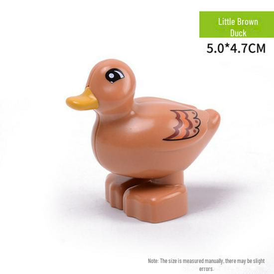 Аксессуары для животных из крупных частиц: Совместимые конструкторы Lego для детей от 3 лет и старше — детали для моделирования прерий, океана и джунглей