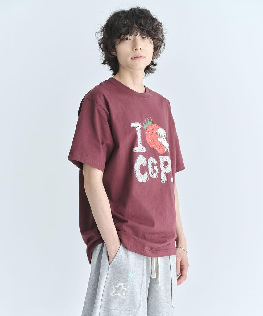 CGP Berry Cute Short Sleeve T-Shirt - Burgundy