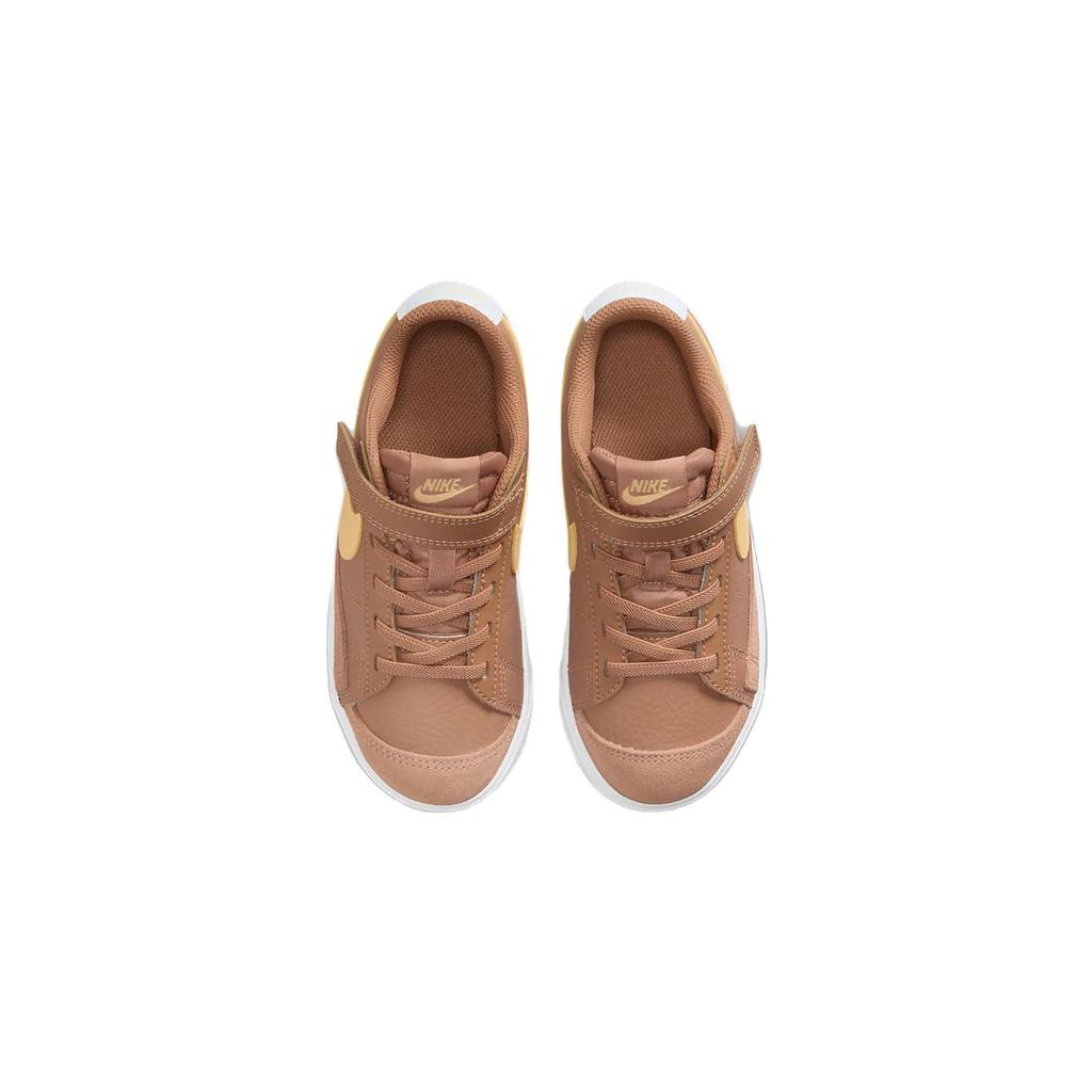 Nike Blazer Low 77 PS Amber Brown Kids Sneakers Football-Grey White Melon-Tint DA4075-200