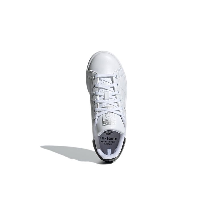 Adidas Originals Stan Smith Leather Sports Non-Slip Durable Low-Top Sneakers Kids Sneakers White Black H05043