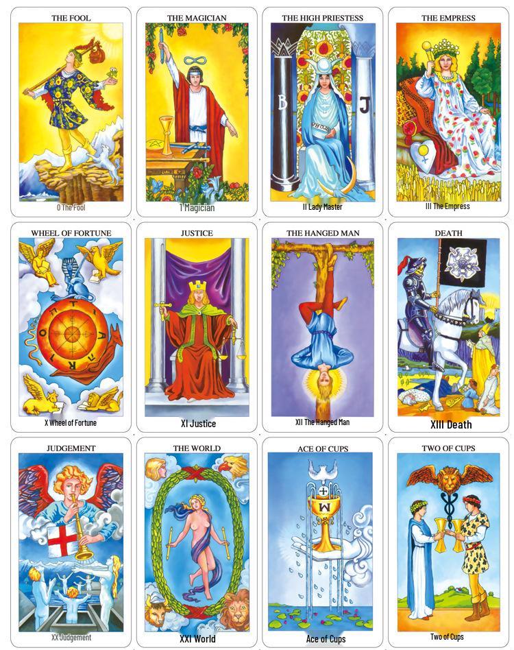 Набор Таро Уэйта: Включает Карты, Скатерть, Книгу и Сумку для карт