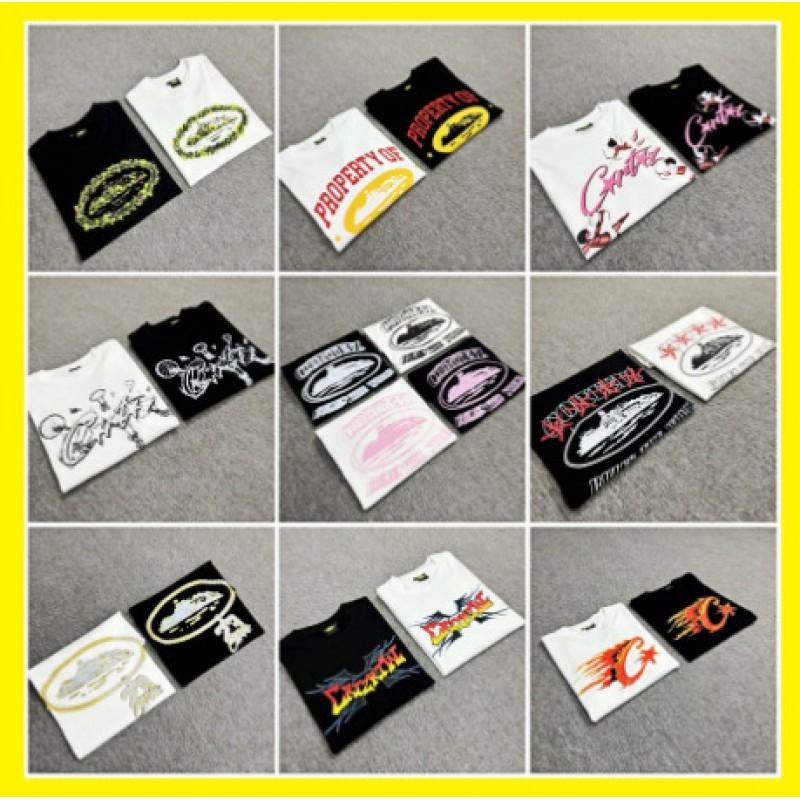 Corteiz Alcatraz Short Sleeve T-Shirt Men Women Casual Hip Hop Streetwear Loose Fit