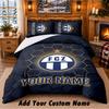 FC Zürich Pattern Bedding 3Pcs Set Custom Name, Bed Sheet And Pillowcases For Home Bedroom